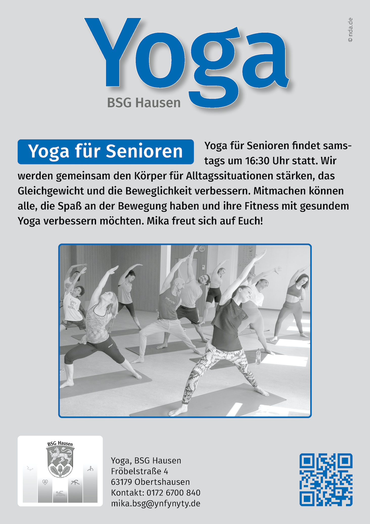 ynfynyty 2024, Yoga für Senioren